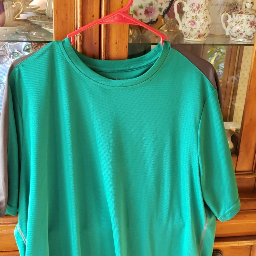 Green shirt